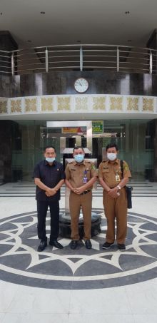 Preservasi Jalan di Inhil, Ketua DPRD dan Kadis PUPR Diskusi Bersama Kepala UPT Wilayah 4 (foto/int) 