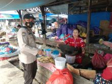 Antisipasi Warga Terpapar Covid-19, Polsek Teluk Meranti Gencar Sosialisasikan Prokes