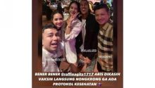 Raffi Ahmad dan artis lainnya tidak kenakan masker