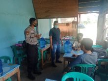 Sosialisasikan Protokol Kesehatan, Polsek teluk Meranti Lakukan Operasi Yustisi