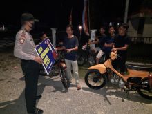 Polsek Bunut Lakukan Operasi Yustisi Prokes Siang dan Malam