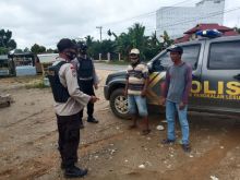 Polsek Pangkalan Lesung Tidak Bosan Laksanakan Operasi Yustisi