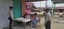Polsek Langgam Rutin Gelar Patroli C3 dan Sosialisasi Prokes