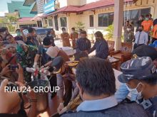 Pemusnahan barang bukti 4 kg sabu oleh Polres Bengkalis