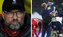 Laga 20 Liga Inggris, Babak Pertama Liverpool Unggul Atas Tottenham Hotspur (foto/int)