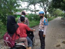 Polsek Teluk Meranti Rutin Gelar Operasi Yustisi Protokol Kesehatan