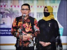 Saat pisah sambut Ketua PN Rudi Ananta Wijaya