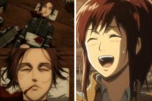 AoT Episode 8 Rilis, Netizen Galau dan Tak Terima Sasha Mati Ditembak Gabi (foto/int)