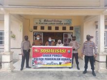 Polsek Pangkalan Kuras Sosialisasi Saber Pungli di Kantor Lurah