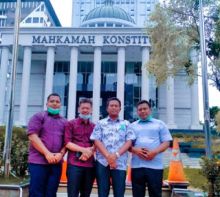 Pemenang Pilkada Rohil Afrizal Sintong Ucapkan Terimakasih ke Paslon Sudin yang Cabut Gugatan di MK (foto/ist) 