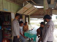 Polsek Langgam Gelar Patroli Cegah Kriminal C3 dan Tekan Penyebaran Covid-19