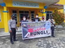 Polsek Ukui Konsisten Lakukan Sosialisasi Saber Pungli di Wilayah Hukumnya