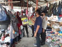 Cegah Covid-19, Polsek Kuala Kampar Imbau Masyarakat Patuhi Prokes