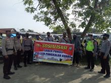 Polsek Pangkalan Kuras Edukasi Masyarakat Soal Saber Pungli