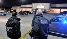 Areal  parkir yang menjadi lokasi penembakan yang dialami Youtuber Timothy Wilks. Foto: int/net