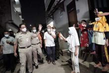 Anies Baswedan kunjungi warga yang kini tidak lagi terkena banjir