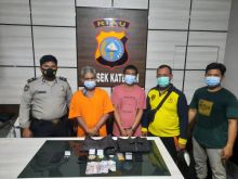 Gagalkan Transaksi Narkoba di Kateman, Polres Inhil Tangkap Dua Pria (foto/rgo) 