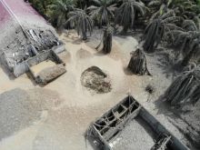 Semburan gas di Pekanbaru