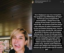 Ditegur KPI, Nikita Mirzani Jawab Begini di Medsos (foto/int) 