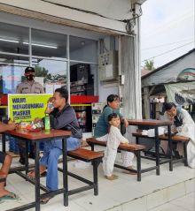 Polsek Bunut Lakukan Patroli C3 dan Sosialisasi Prokes