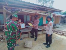 Cegah Karhutla, Polsek Kerumutan Sosialisasikan Maklumat Kapolda Riau