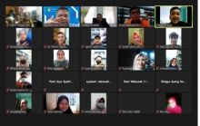 Suasana Webinar Fikom UMRI