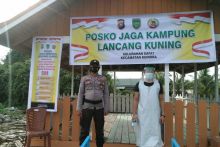 Polres Inhil Dirikan 15 Posko Imbangan Pembatasan Pemberlakuan Kegiatan Masyarakat (foto/rgo) 