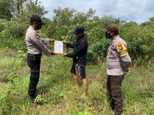 Polsek Pangkalan Lesung Patroli Cegah Karhutla