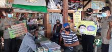 Cegah Covid-19, Polsek Kuala Kampar Gelar Operasi Yustisi 