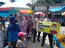 Beri Keamanan ke Masyarakat, Polsek Bunut Lakukan Patroli