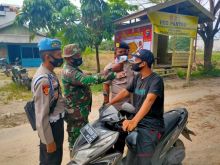 Polsek Teluk Meranti Himbau Masyarakat Terapkan  Protokol Kesehatan