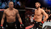 Georges St-Pierre dan Khabib Nurmagomedov. Foto: int 