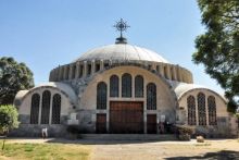 Gereja St. Mary of Zion di Axum, Ethiopia, tempat di mana Tabut Perjanjian diyakini disimpan. Foto/New York Post