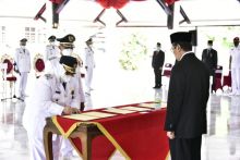 Pelantikan Bupati Bengkalis Kasmarni-Bagus