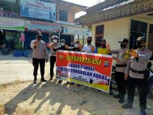 Polsek Pangkalan Kuras Terus Sosialisasi Saber Pungli Kepada Anggota SPSI