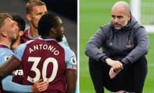 Ruben Dias Cetak Gol, Babak Pertama Man City vs West Ham Imbang (foto/int) 