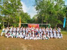 Kenaikan tingkat 70 anggota Boxer se Kabupaten Bengkalis