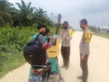 Polsek Teluk Meranti Konsisten Imbau Warganya Patuhi Prokes