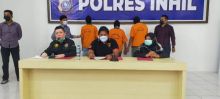 Polres Inhil Tangkap Kawanan Perompak yang Beraksi di Perairan GAS (foto/rgo) 