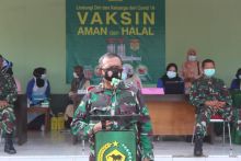Kodim 0314 Inhil Gelar Vaksinasi Tahap Pertama Untuk Seluruh Anggota TNI (foto/rgo) 