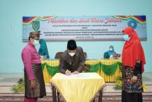 Bupati Inhil Teken MoU Sidang Itsbat Nikah Terpadu Bersama PA dan Kemenag (foto/rgo) 