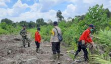 Polsek Teluk Meranti Kerahkan Personel Ke Desa Petodaan, Cek Titik Hotspot