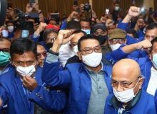 Moeldoko saat KLB Partai Demokrat versi Deli Serdang. Foto: int