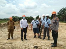 Kapolsek Ukui, Forkopincam dan Anggota Dewan Cek Kesiapan Perusahaan di Ukui Dalam Menghadapi Karhutla