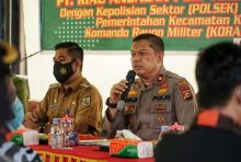 Suasana Sosialisasi Larangan Membakar Hutan dan Lahan kepada sejumlah elemen masyarakat, organisasi kepemudaan (OKP) dan organisasi kemasyarakatan (Ormas) (foto/ist) 