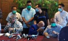 Darmizal saat memberi pernyataan terkait Partai Demokrat. Foto: int