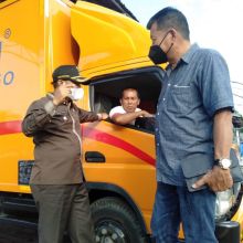 Wabup Bengkalis Bagus Santoso didampingi Ketua Komisi II DPRD Bengkalis Ruby Handoko