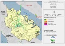 Informasi sebaran hujan yang terjadi di Provinsi Riau. (Sumber: BMKG Stasiun Pekanbaru)