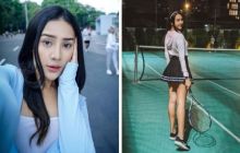 Anya Geraldine Main Bola Tenis Malam-malam, Netizen: Angin Sepoi-sepoi (foto/int) 