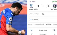 Babak Pertama Berakhir, Crystal Palace Ungguli Tipis Dari West Bromwich Albion (foto/int) 